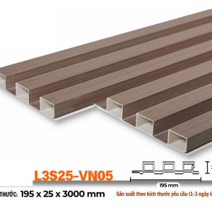 Lam 3 sóng 25mm vân ghi tối L3S25-05 hình 2