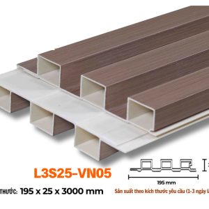 Lam 3 sóng 25mm vân ghi tối L3S25-05 hình 3