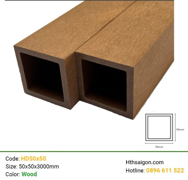 Lam gỗ nhựa TPWOOD HD50x50 Wood