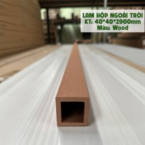 Lam hộp ngoài trời 40x40 Wood hình 2