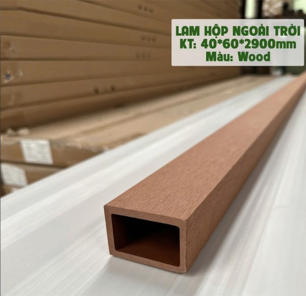 Lam hộp ngoài trời 40x60 Wood