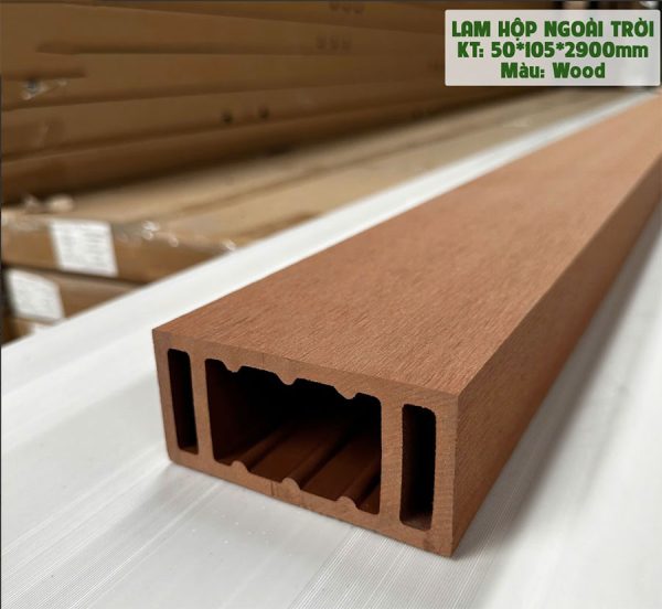 Lam hộp ngoài trời 50x105 wood