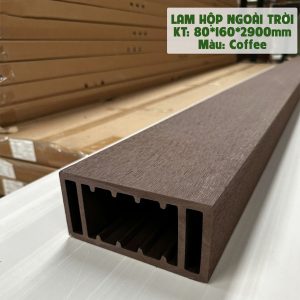 Lam hộp ngoài trời 80x160 coffee