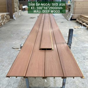 Tấm ốp ngoài trời ASA màu deep wood hình 3