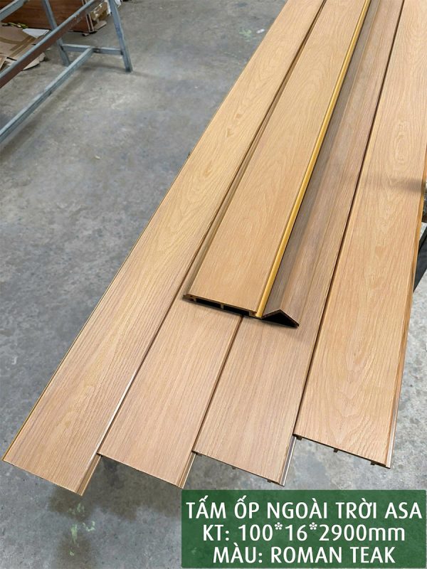 Tấm ốp ngoài trời ASA màu Roman Teak