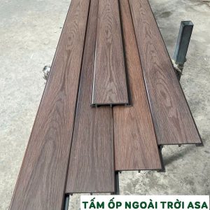 Tấm ốp ngoài trời ASA màu Walnut