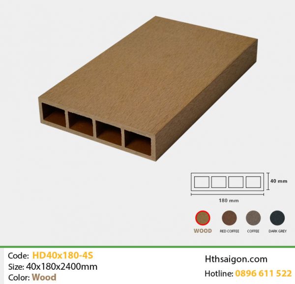 Thanh lam HD40x180-4S Wood
