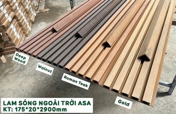 Lam sóng ngoài trời phủ ASA