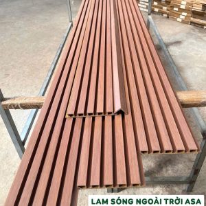 Lam sóng ngoài trời phủ ASA màu Deep Wood