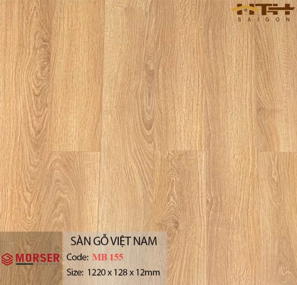 sàn gỗ Morser MB155 cốt trắng