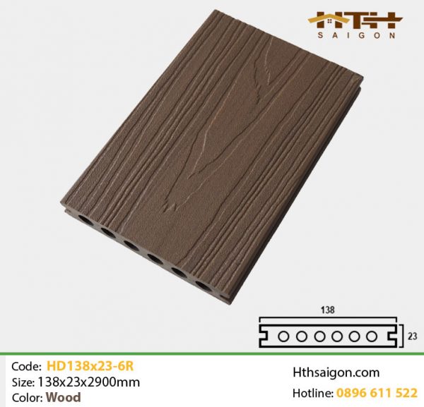 Sàn 2 lớp HD138x23-6R Wood hình 2