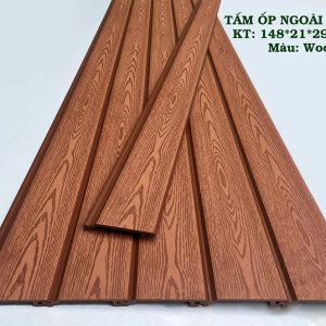 Tấm ốp ngoài trời 2D màu wood