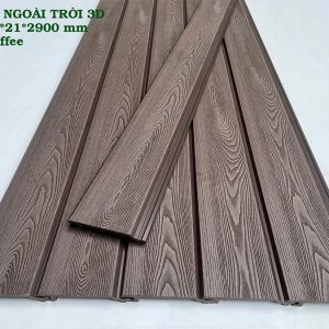 Tấm ốp ngoài trời 3D màu coffee