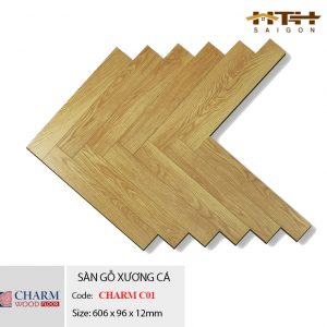 sàn gỗ xương cá Charm Wood C01
