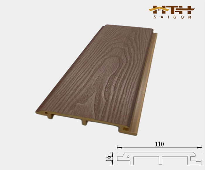 Mẫu sản phẩm gỗ nhựa ốp tường W110x16