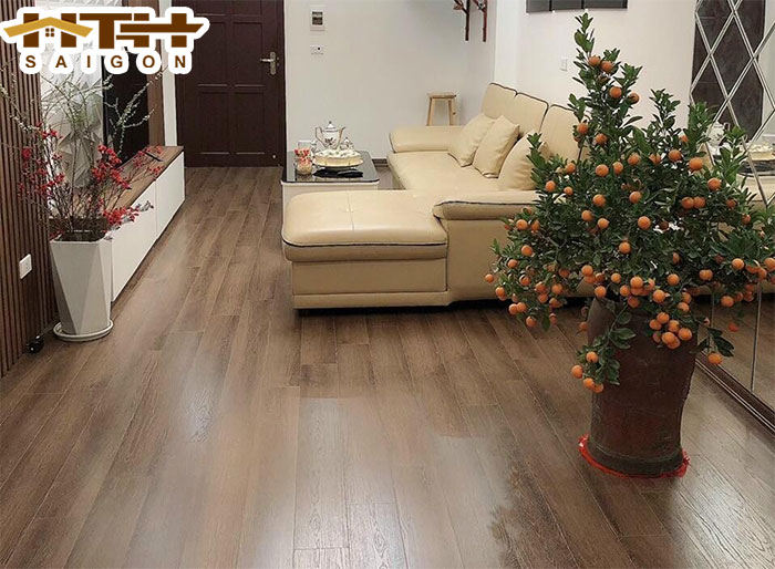 Chọn màu sắc sàn gỗ phòng khách theo phong cách riêng