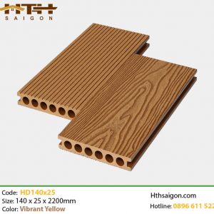 Sàn gỗ nhựa HD140x25-6R Vibrant Yellow