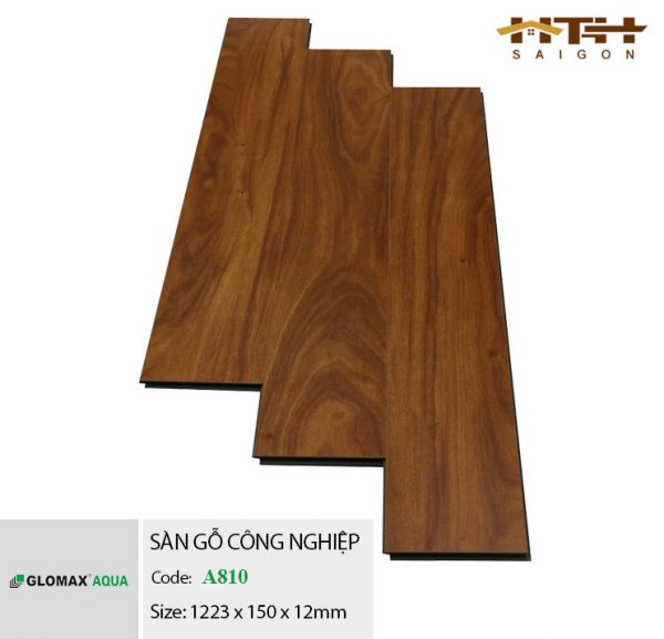 Sàn gỗ Glomax Aqua cốt xanh A810