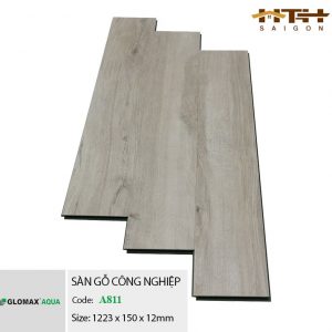 Sàn gỗ Glomax Aqua cốt xanh A811