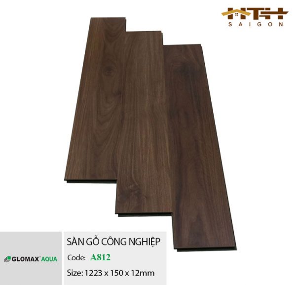 Sàn gỗ Glomax Aqua cốt xanh A812