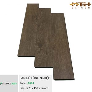 Sàn gỗ Glomax Aqua cốt xanh A814