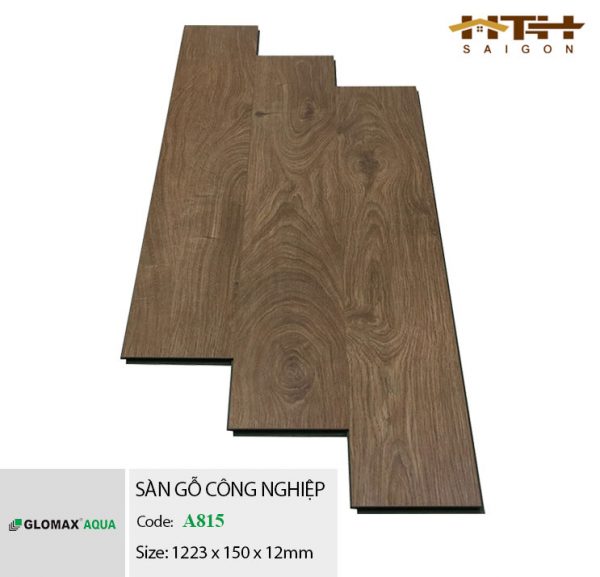 Sàn gỗ Glomax Aqua cốt xanh A815