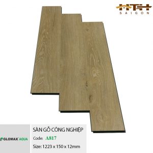 Sàn gỗ Glomax Aqua cốt xanh A817