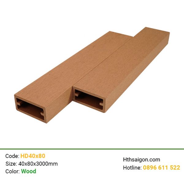 Lam gỗ nhựa HD40x80 Wood