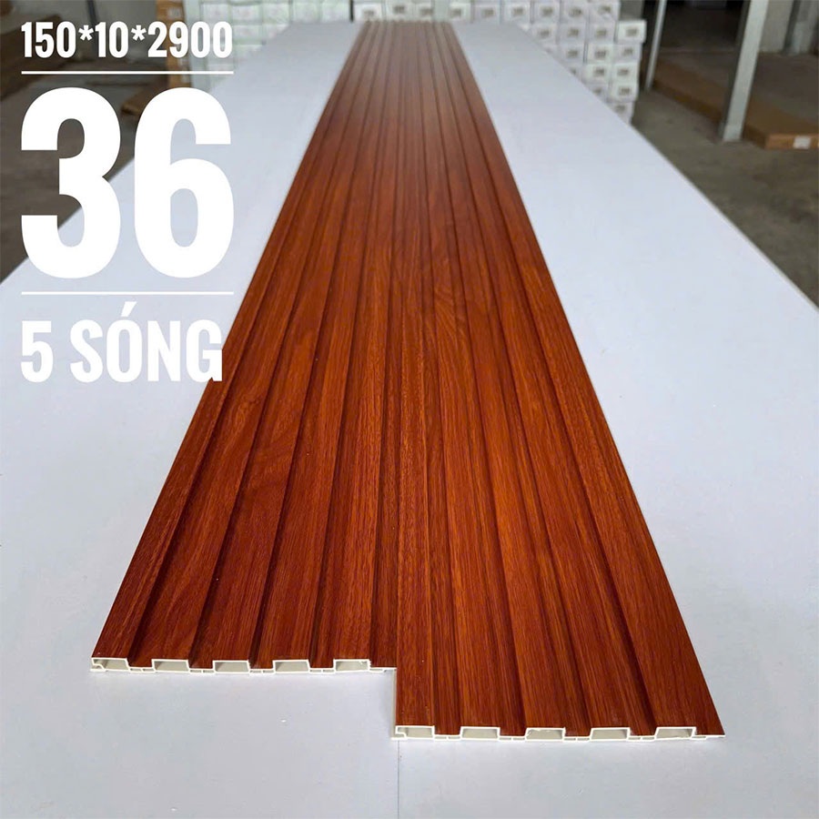 Lam 5 sóng nhựa màu 36