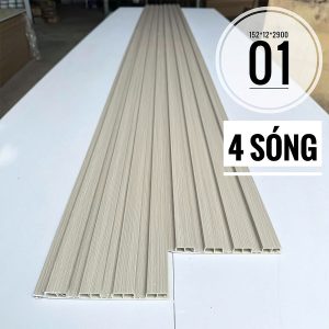 Lam 4 sóng nhựa màu 01