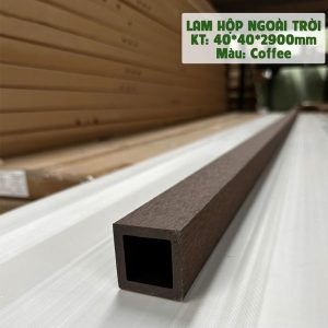 Lam hộp ngoài trời 40x40 coffee