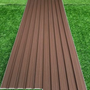 Lam 5 sóng nhựa màu vân gỗ ghi VN05