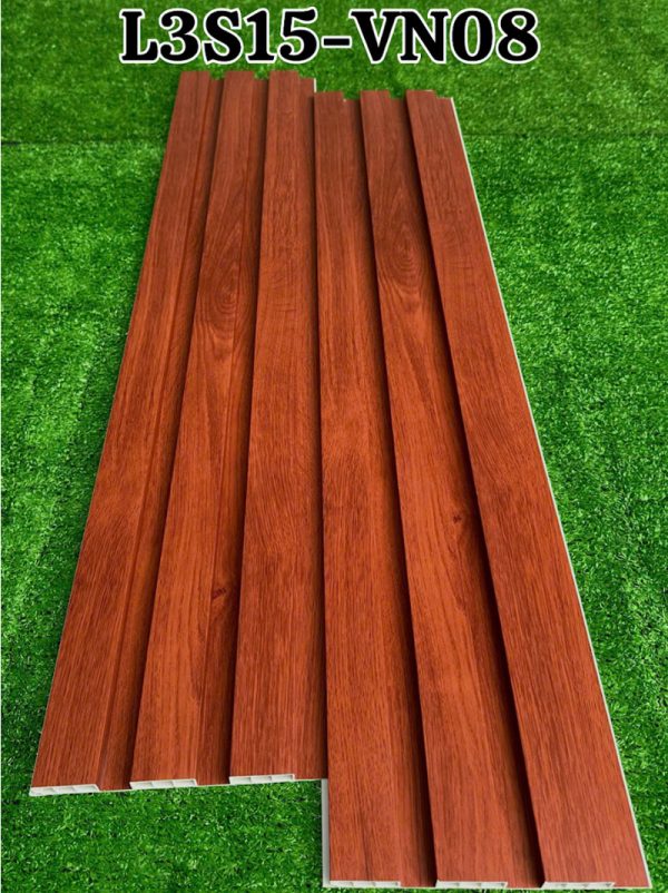 Lam 3 sóng nhựa màu Walnut VN08