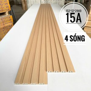 Lam 4 sóng nhựa màu 15A
