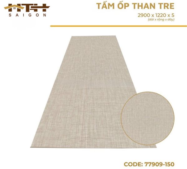 Tấm ốp than tre vân vải 77909-150