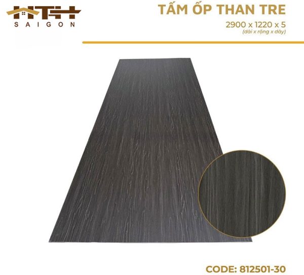 Tấm ốp than tre vân gỗ 812501-30