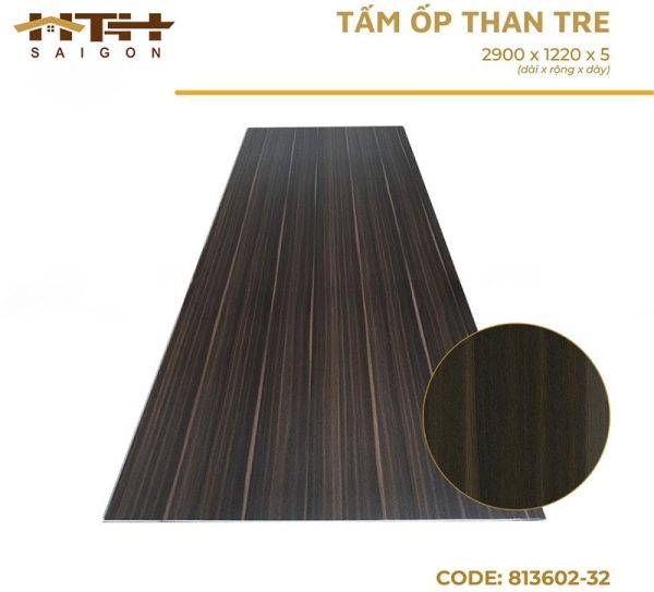 Tấm ốp than tre vân gỗ 813602-32