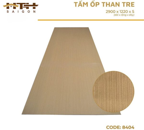 Tấm ốp than tre vân gỗ 8404