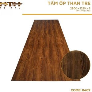 Tấm ốp than tre vân gỗ 8407