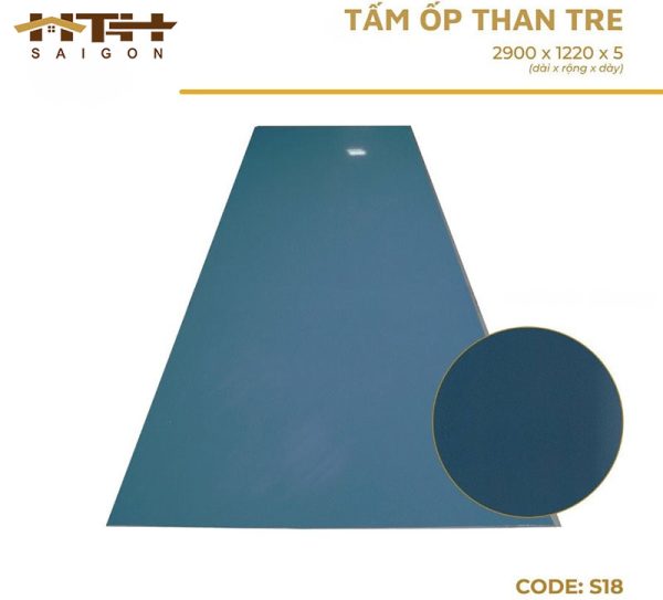 tấm ốp than tre vân kim loại S18