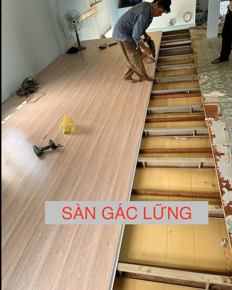 Công trình sàn chịu lực gác lửng 5