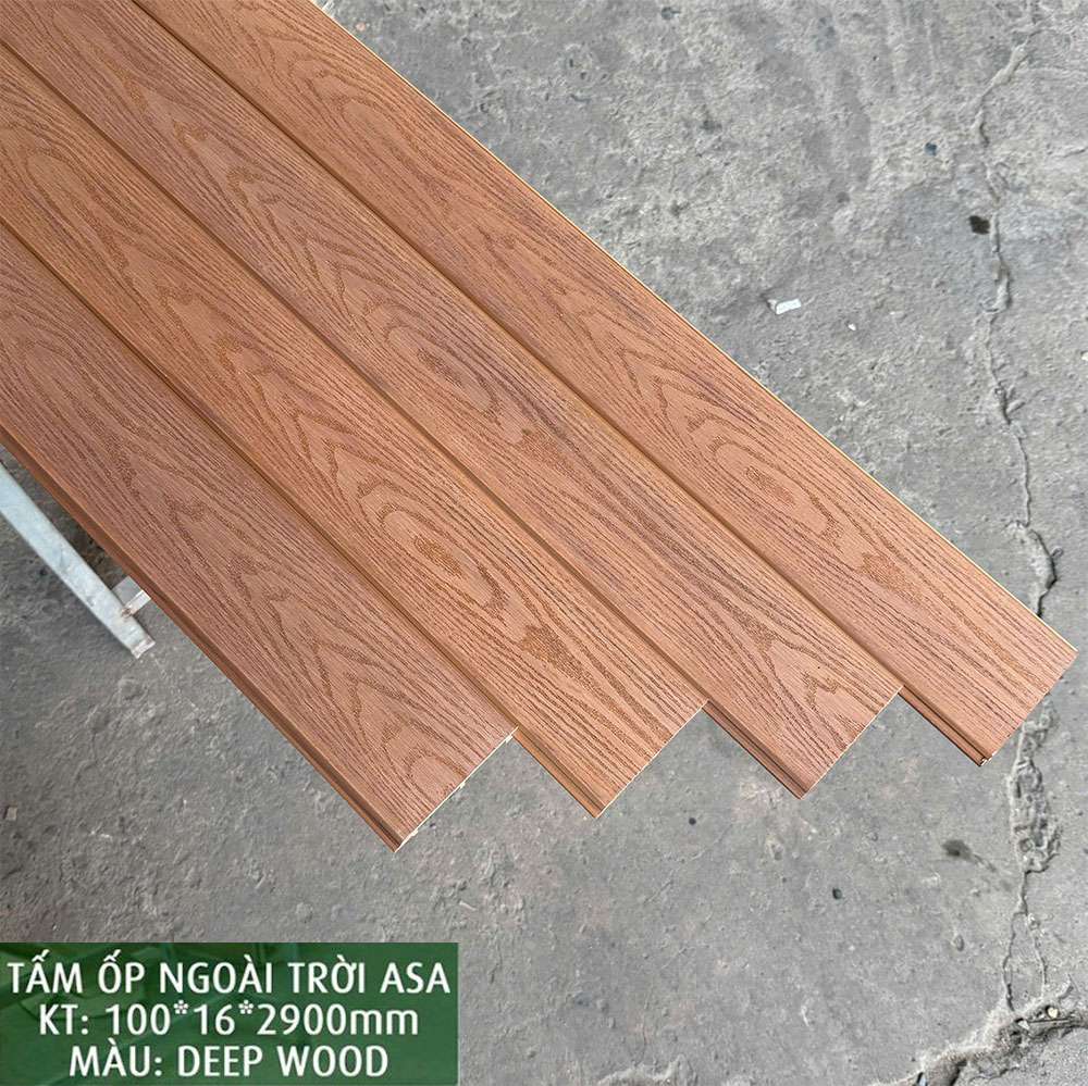 Tấm ốp ASA 1 sóng màu Deepwood hình 1