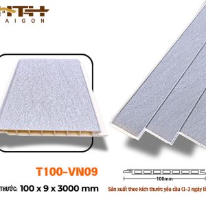 Tấm ốp phẳng 100mm màu bê tông T100-vn09