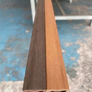 Lam trụ gỗ nhựa ASA 25x25 Teak & Coffee